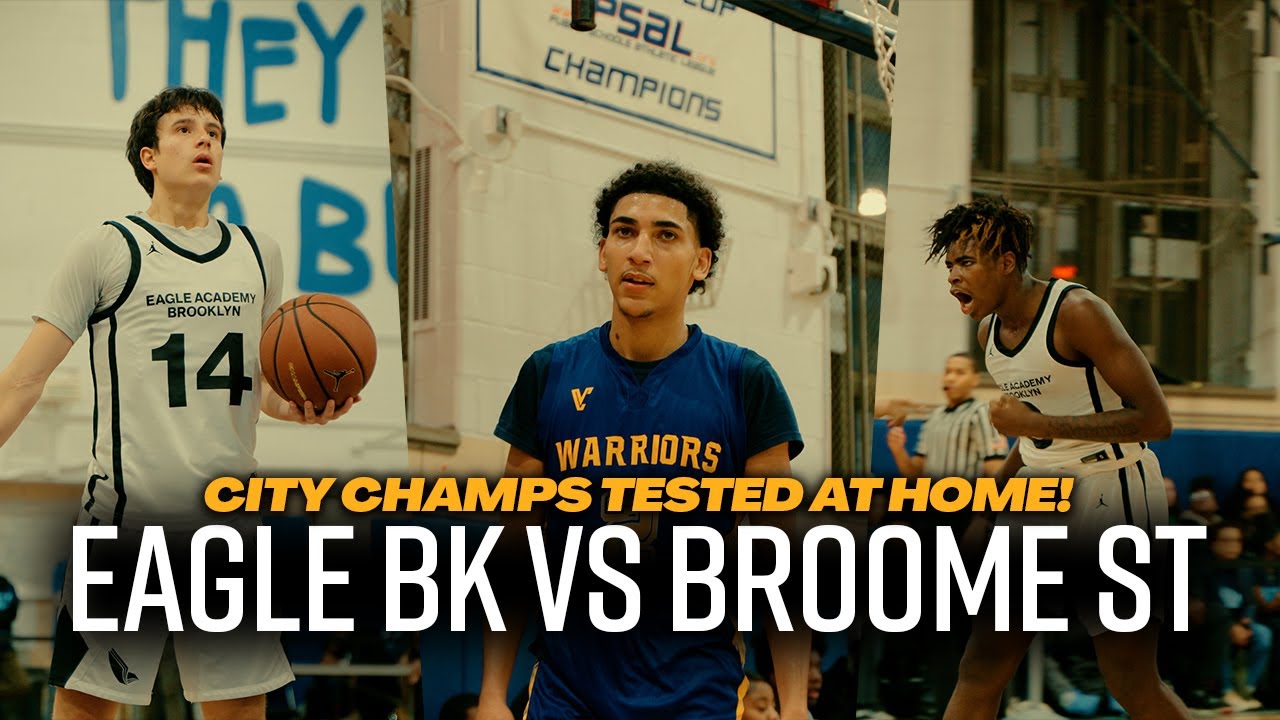 PSAL City Champs Tested At Home Opener !?👀 Eagle Academy BK vs Broome St 🍿