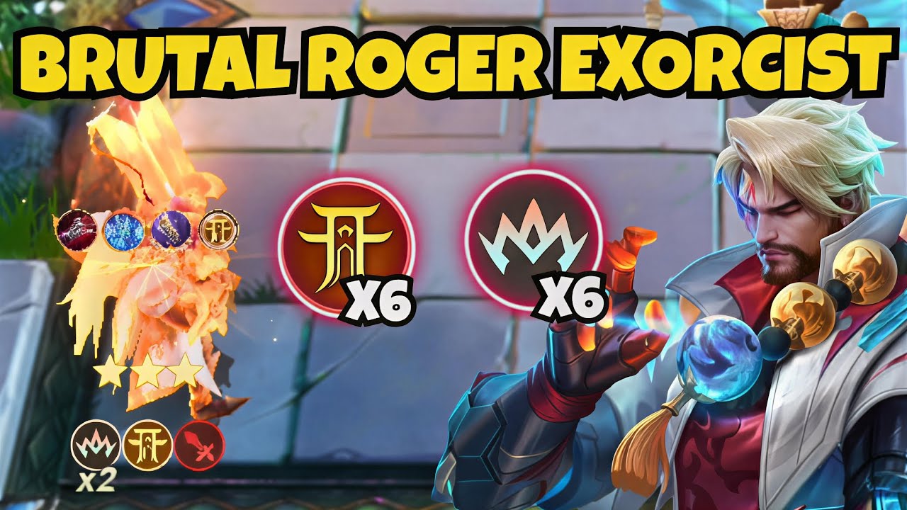 ROGER BRUTAL DAMAGE! EXORCIST+ GLORY LEAGUE OVERPOWERED BUILD - MCGG META