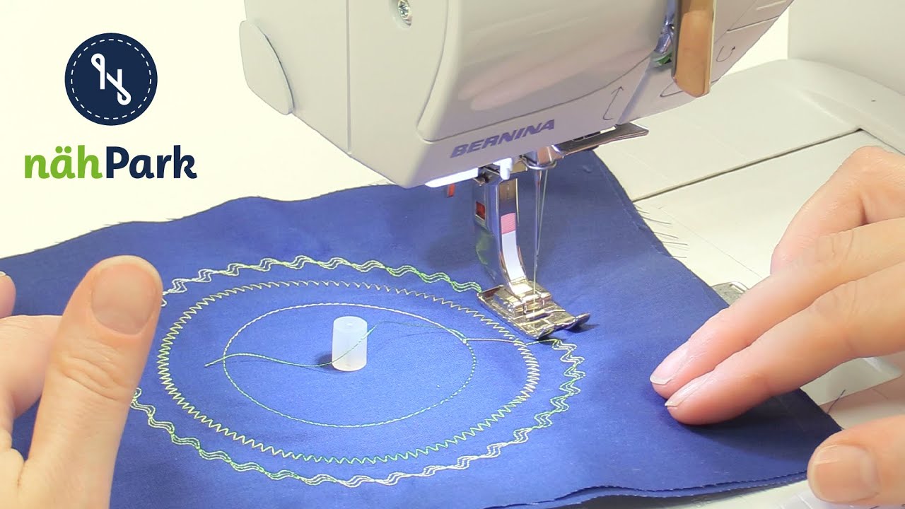Bernina Nähmaschinen -  Nähen mit dem Kreisstickapparat
