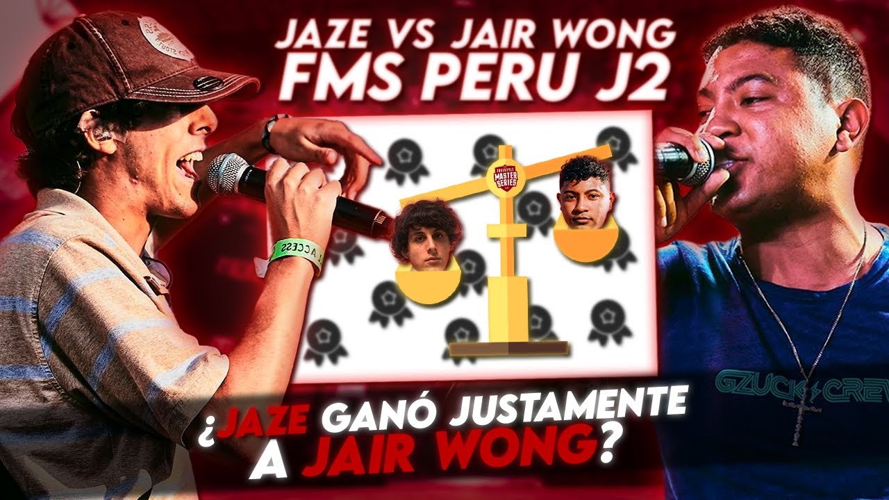 ¿JAZE GANÓ JUSTAMENTE A JAIR? | JAIR WONG VS JAZE FMS PERÚ J4