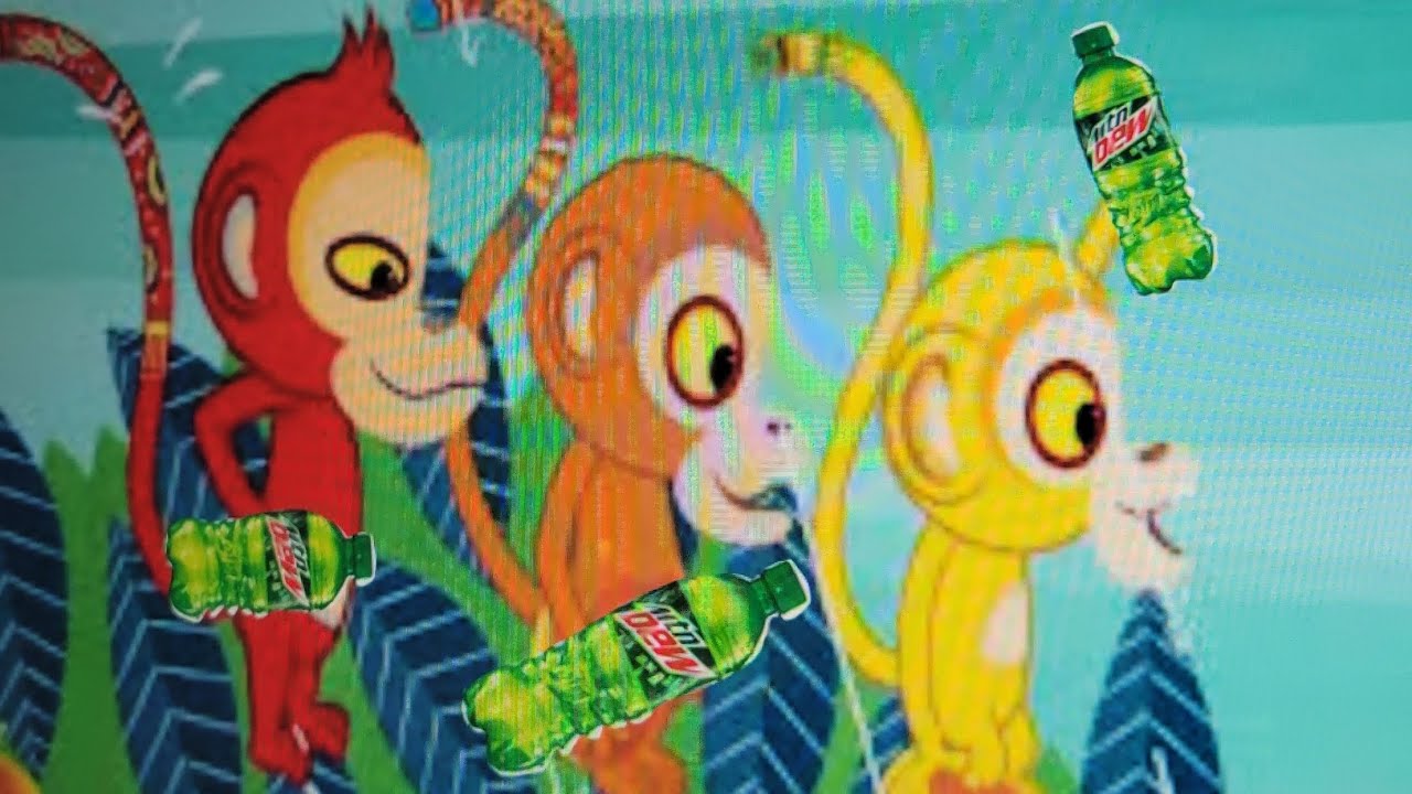 monkeys and Mountain dew youtube poop