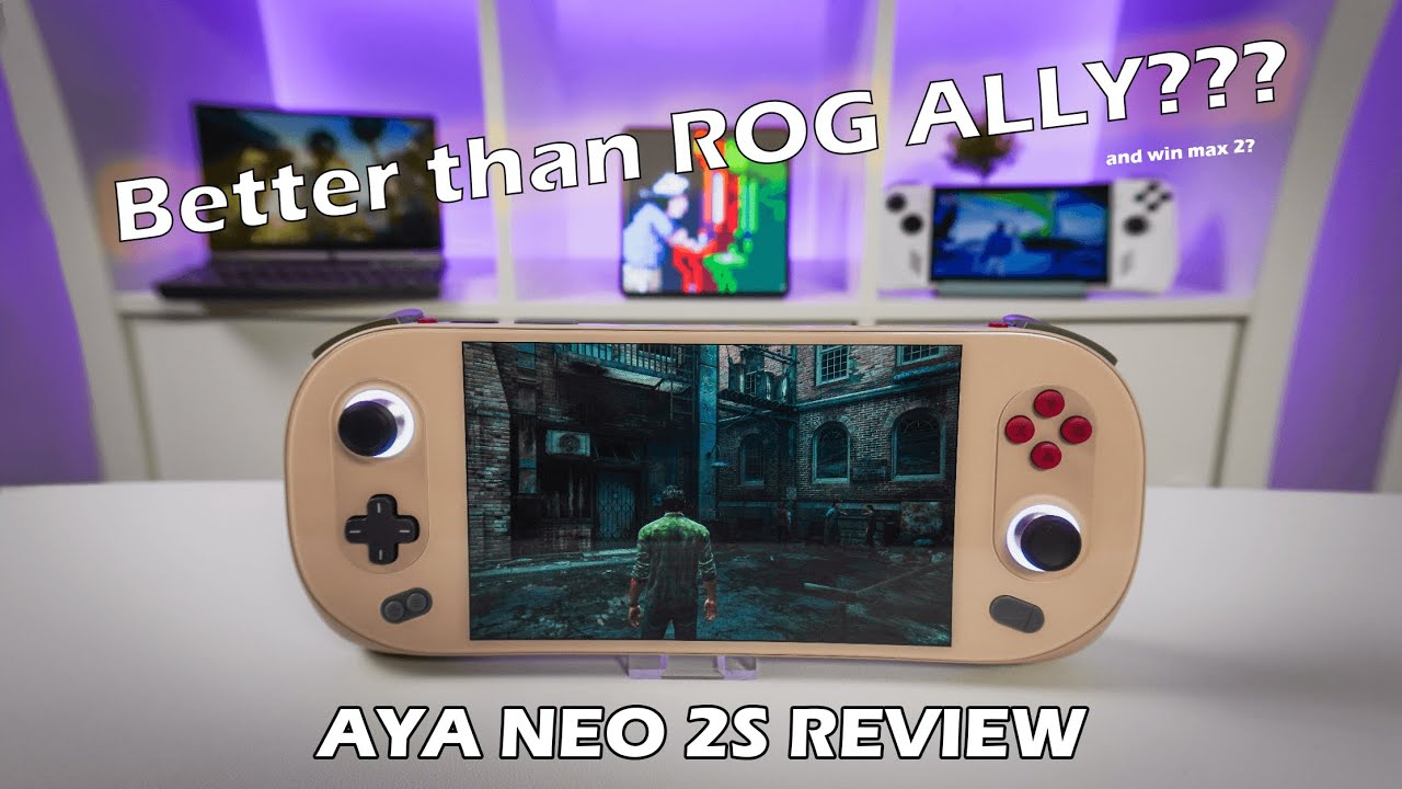 AYANEO 2S Review vs ROG Ally & GPD WIN MAX 2 2023 - AMD Ryzen 7 7840 powered handheld gaming PC