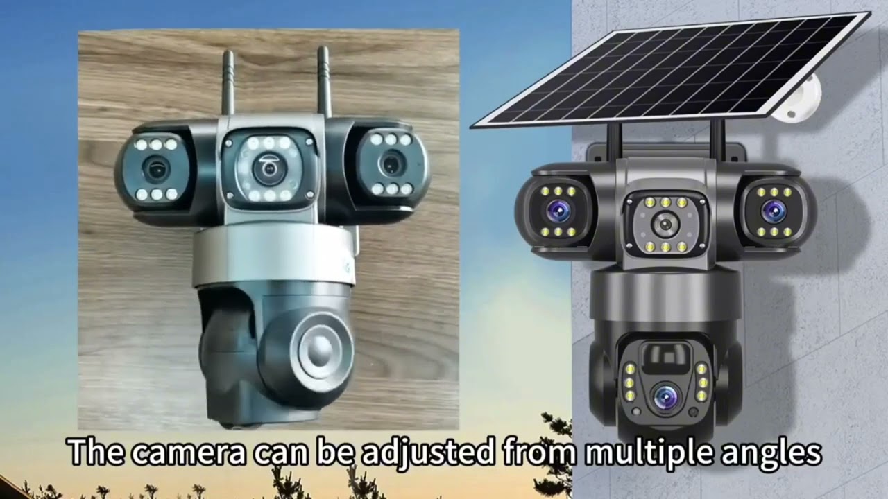 ULTRA HD 4G TRIPLE-LENS SOLAR INTELLIGENT SECURITY CAMERA