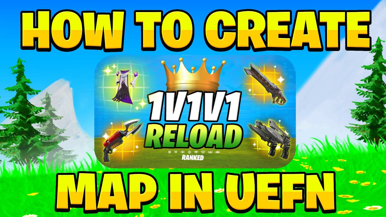 How to Create a 1V1V1 RELOAD FFA MAP in Fortnite Creative (UEFN)