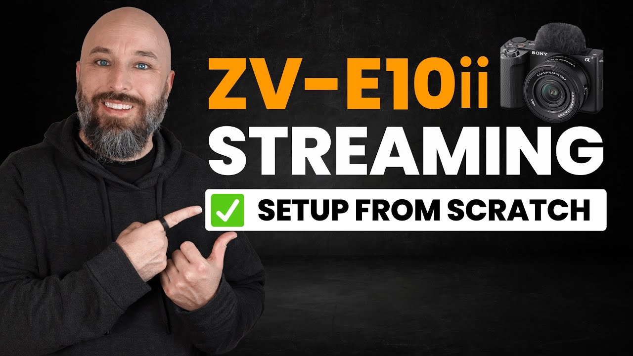 Full Sony ZV-E10 ii LIVE Streaming Setup w/ Elgato Camlink