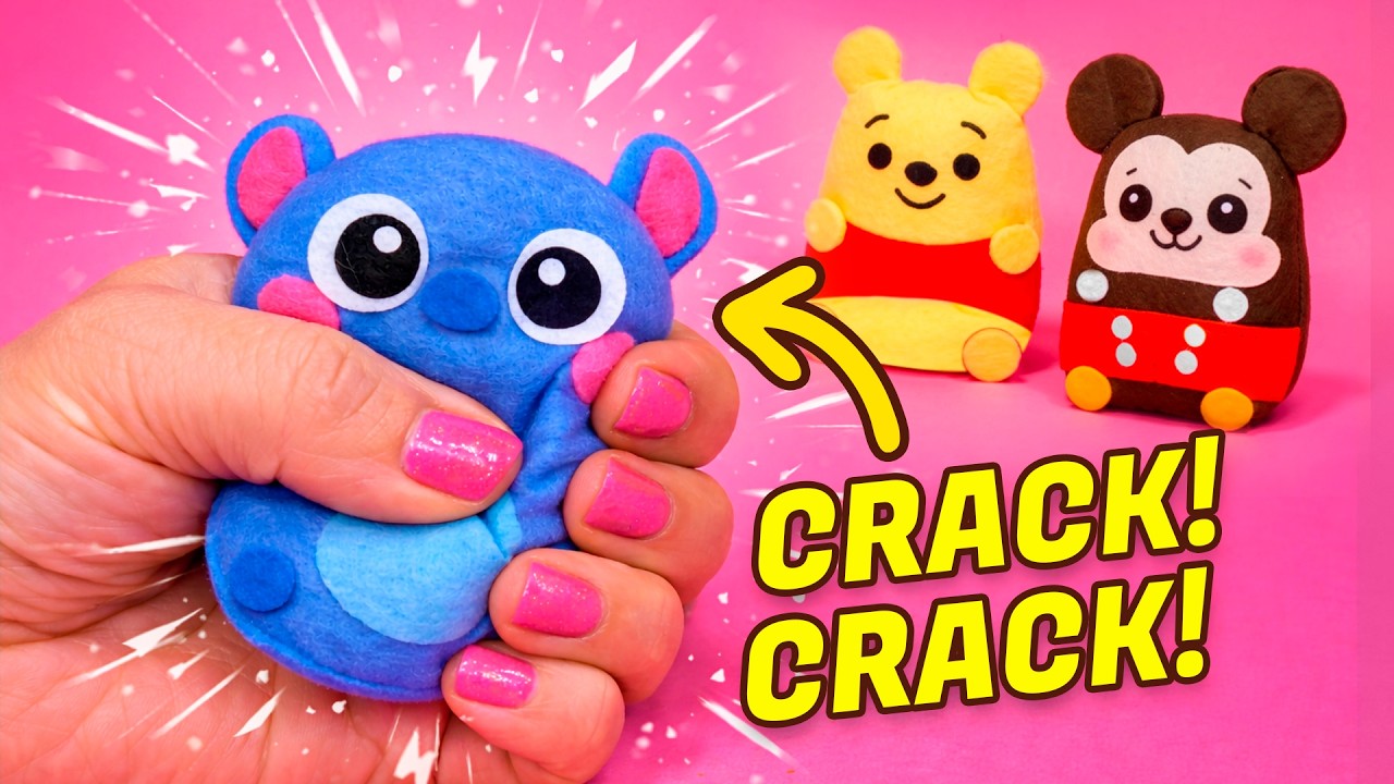 O Barulhinho Mais Viciante da Internet 😂 DIY FIDGET TOY INCRÍVEL + Magica e Ideias de feltro