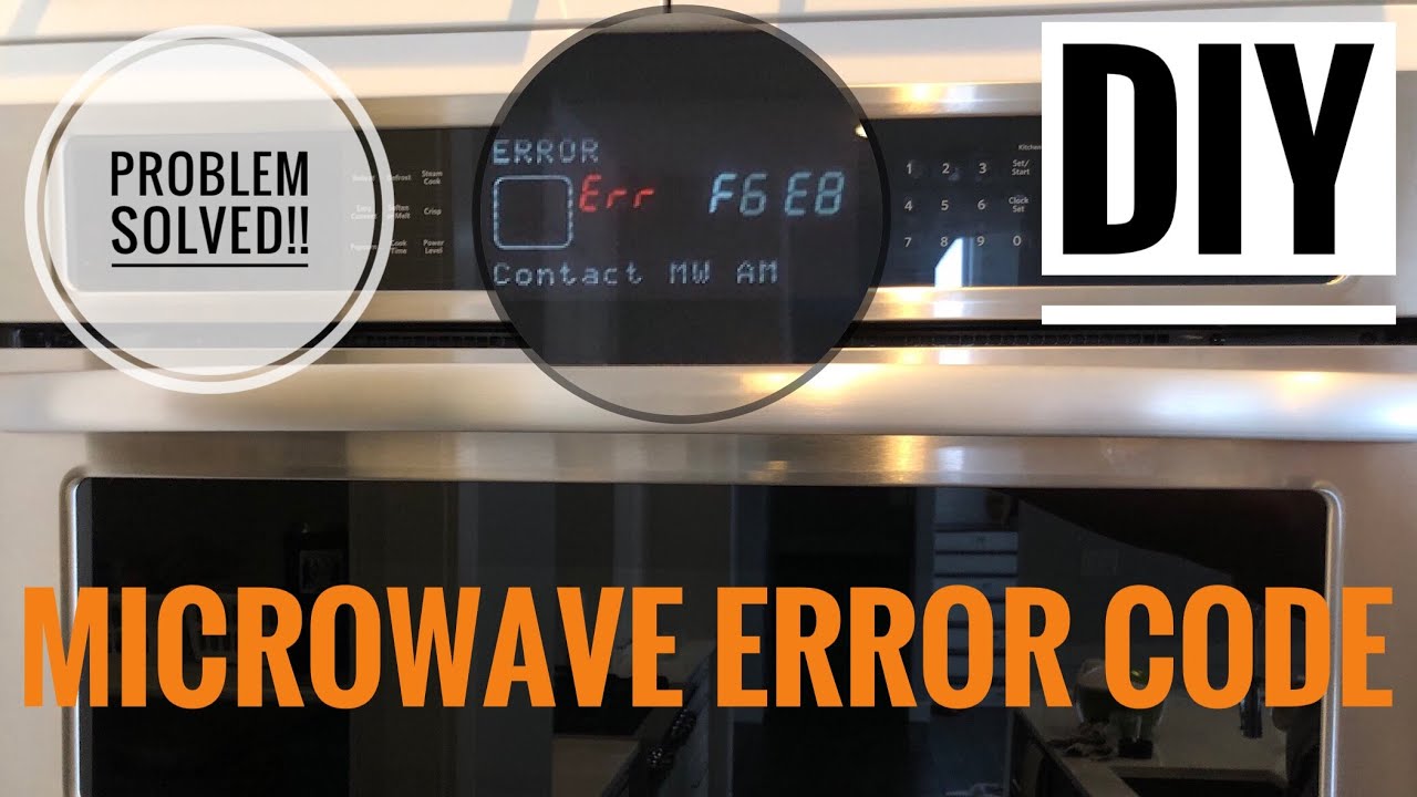 Как исправить ошибку F6 E8 на микроволновой печи KitchenAid/Whirlpool: проблема не нагревается. Р...