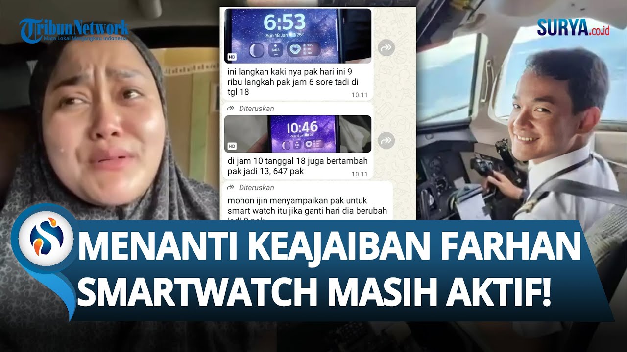 MENANTI KEAJAIBAN! Keluarga Co-Pilot Ungkap Smartwatch Farhan Masih Aktif: Tolong Pak Prabowo!