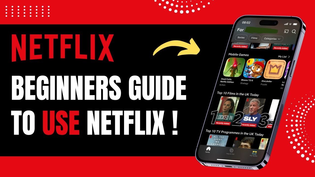How to Netflix App Use - Beginners Guide to Use Netflix !