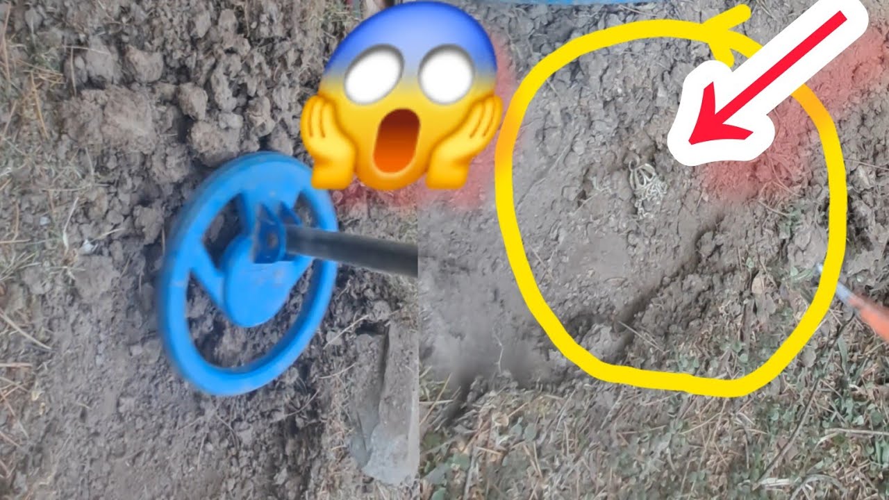 treasure hunting with metal detector