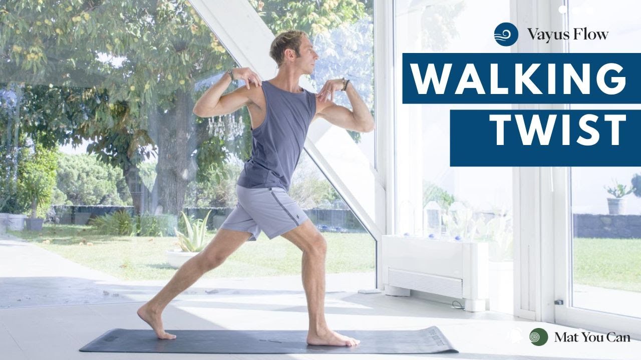 Vayus Flow, l'esercizio Walking Twist | Enzo Ventimiglia | Mat You Can