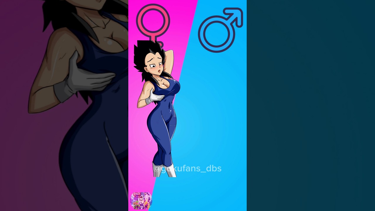 Gender Swap | Super Dragon ball Character #shorts #dbs #dragonball #goku