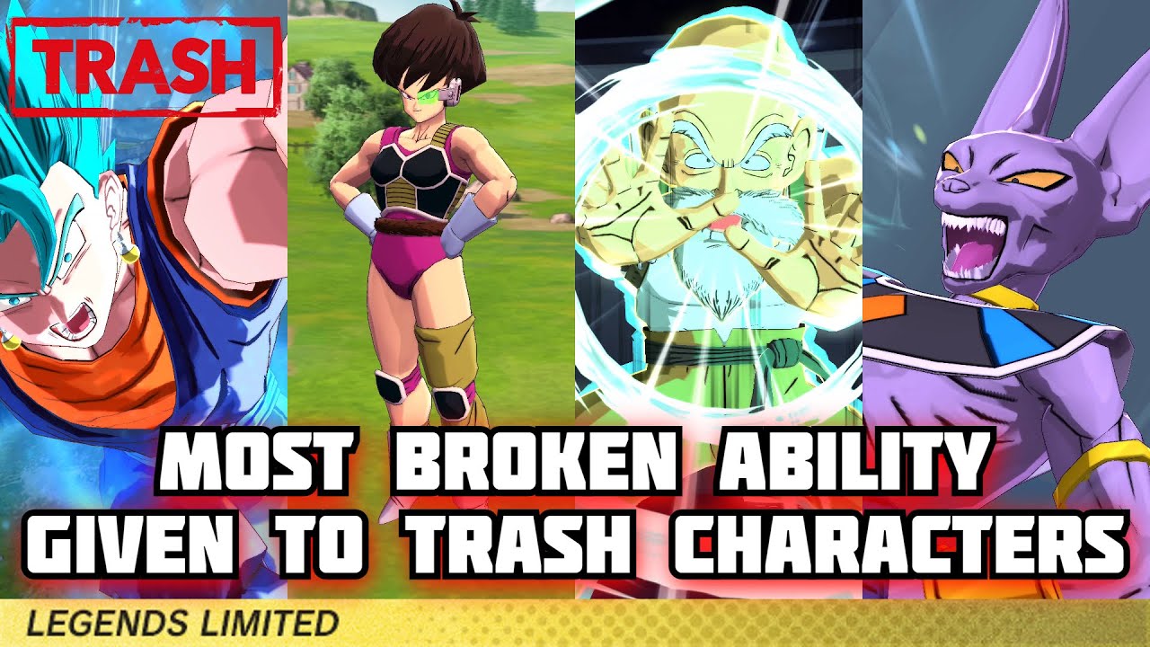 Most Broken Abilities Given To Trash Characters in Dragon Ball Legends