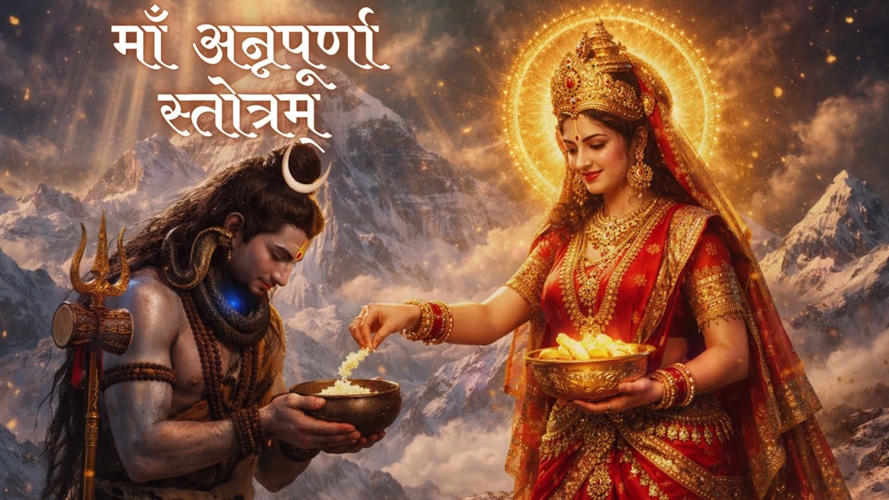 🙏 माँ अन्नपूर्णा स्तुति | धन, अन्न और समृद्धि देने वाली दिव्य स्तुति 🙏#maaannapurna #annapurnastuti