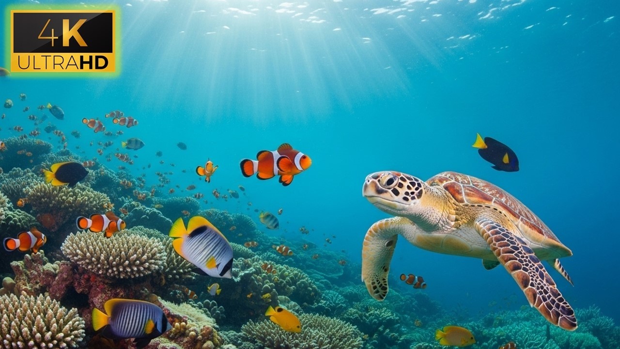 Secrets of the Ocean | Beautiful Sea Animals Documentary | Relaxing Ocean Animals 4K