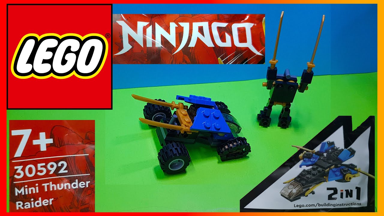 Lego Ninjago mini thunder raider 30593 polybag stop-motion