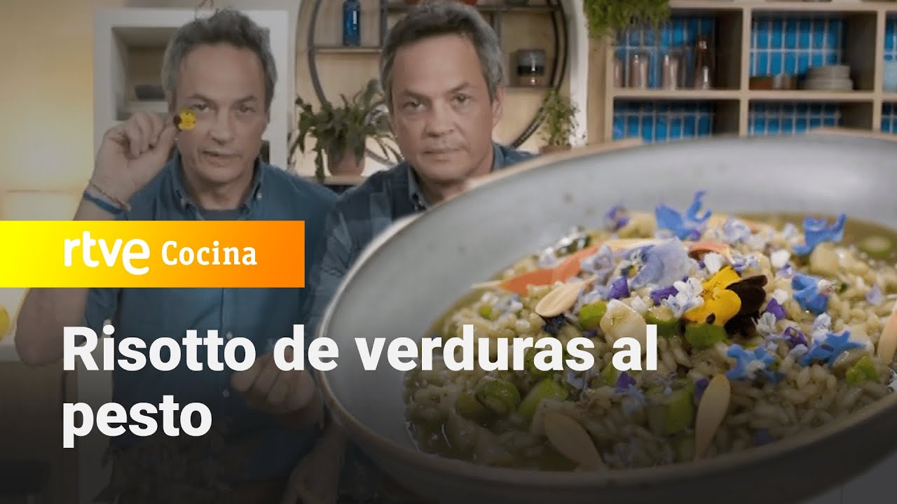 Risotto con salsa pesto  - Menudos Torres | RTVE Cocina