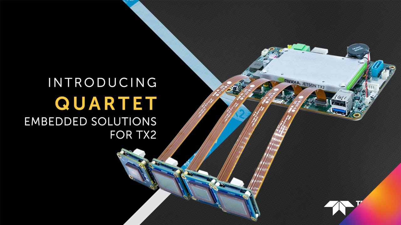Stream 4 machine vision cameras at full bandwidth using Teledyne FLIR Quartet TX2 Embedded Solution