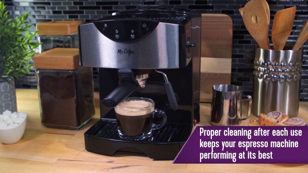 Mr. Coffee&reg; Pump Espresso Maker - ECMP50-RB - -  How to Clean