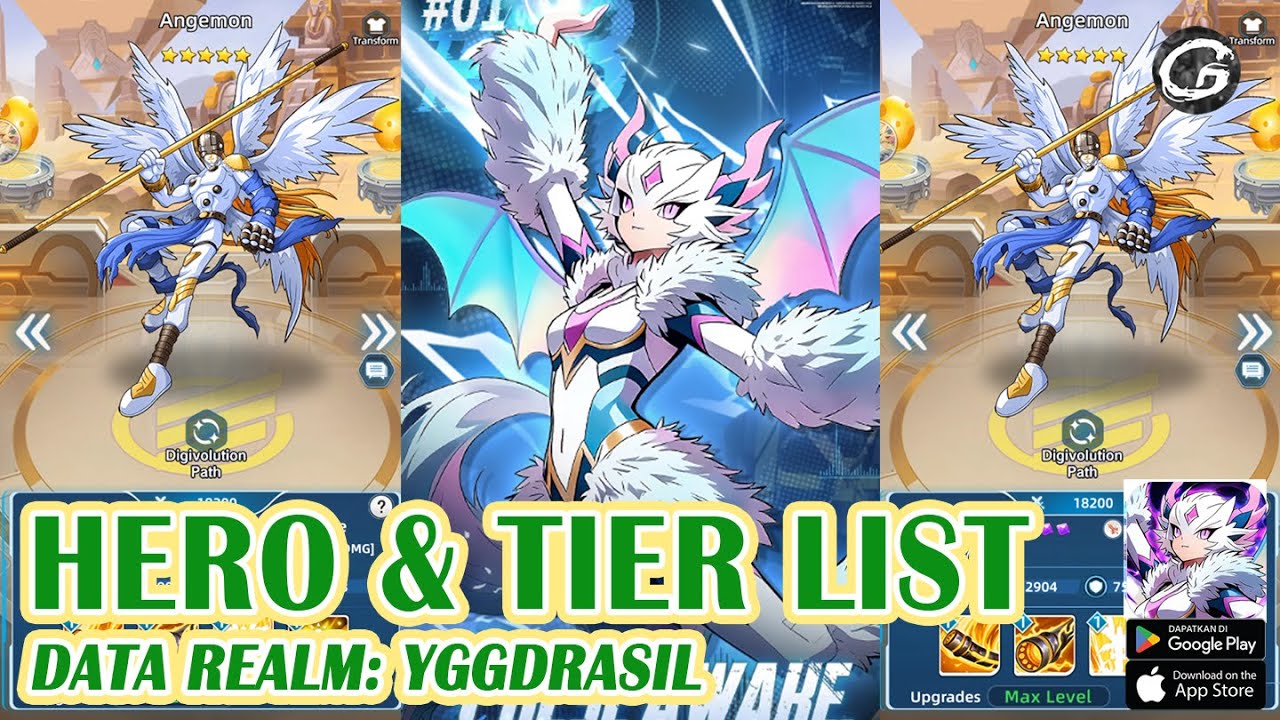 Data Realm: Yggdrasil All Hero & Tier List - Mobile Game (Android)