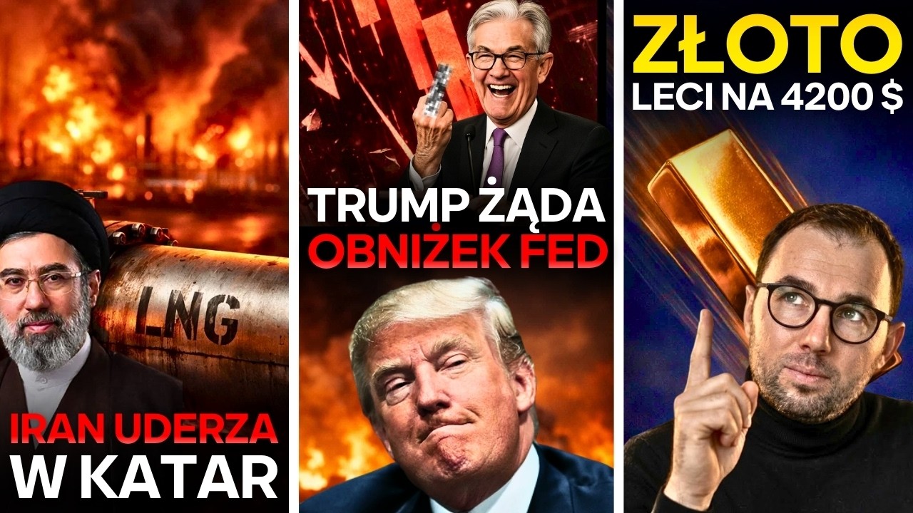 Iran atakuje Katar! Świat stracił 20% dostaw LNG! Złoto i srebro mocno tanieją!