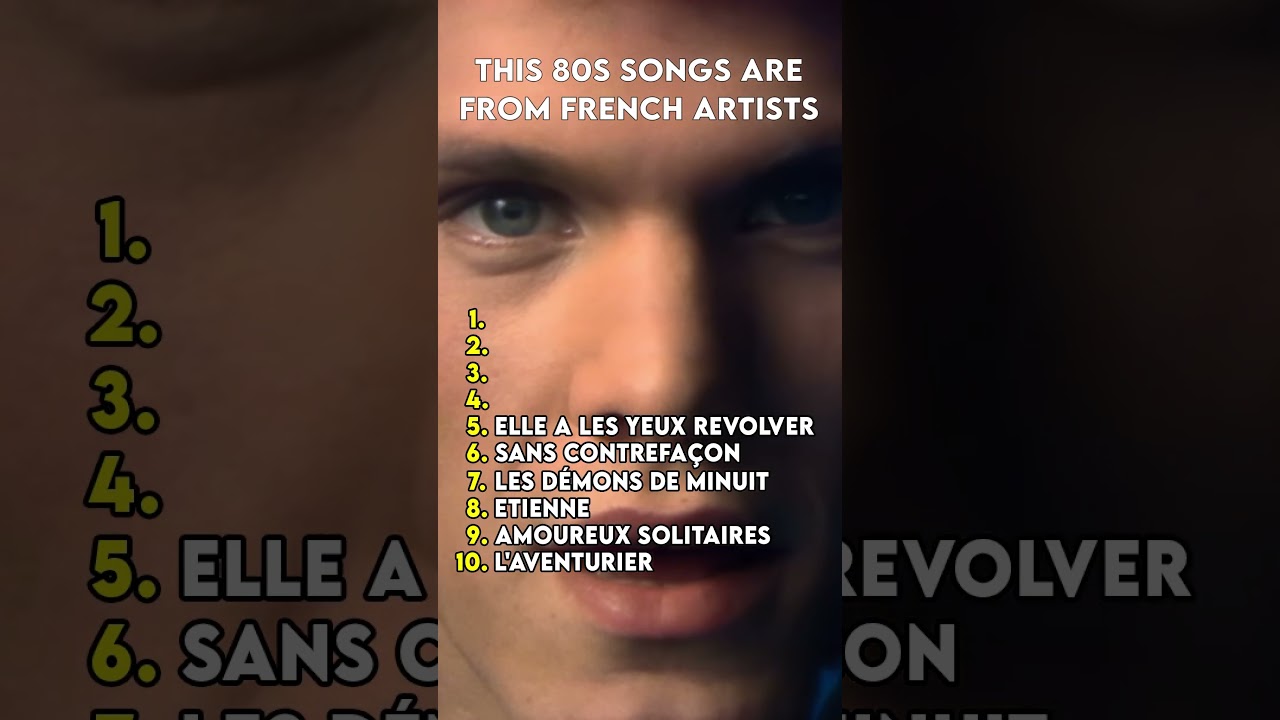 Top 10 French 80s Songs That Took Over the World 🇫🇷🌍