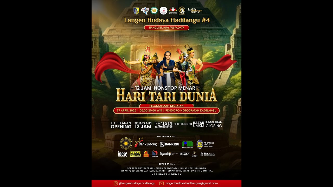 LANGEN BUDAYA HADILANGU #4 - HARI TARI DUNIA - SESI 1