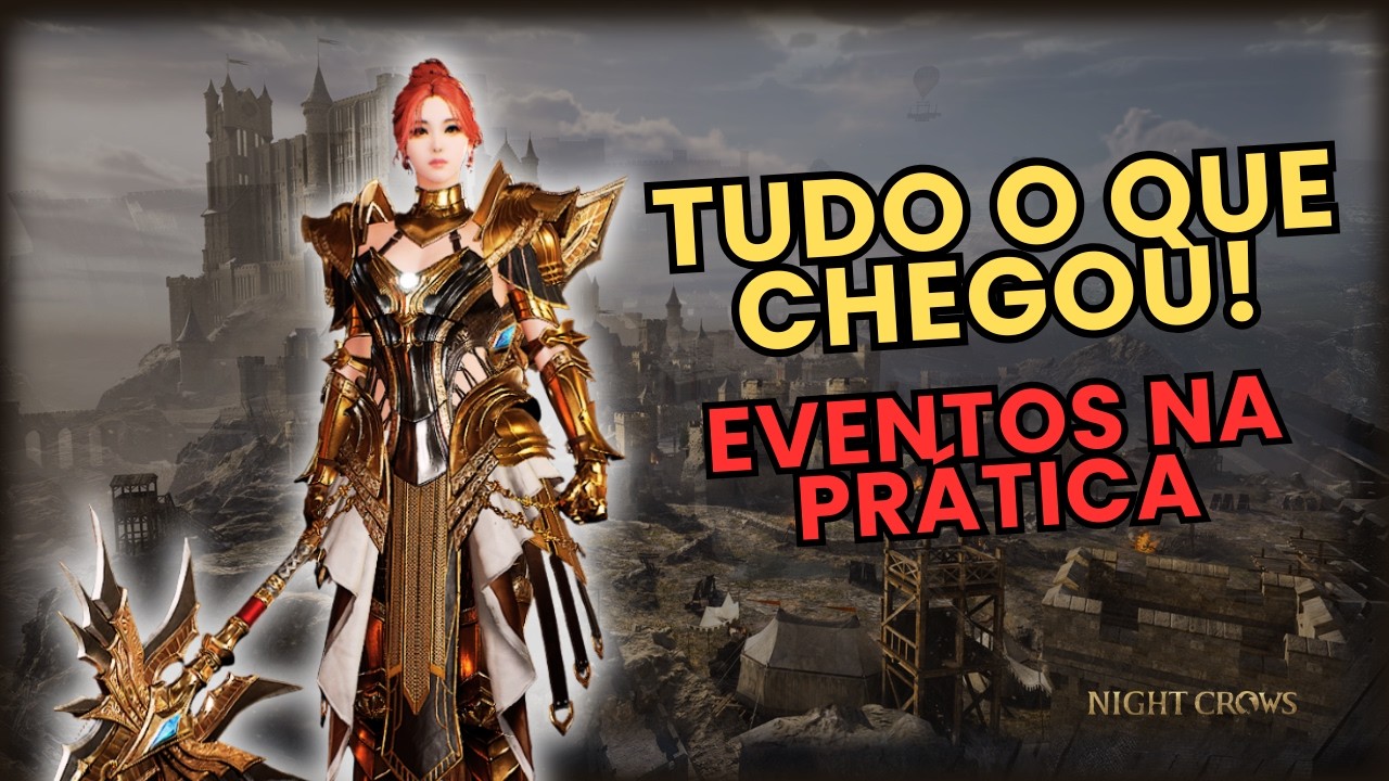 TUDO O QUE CHEGOU! Tour pelos Novos Eventos do Night Crows (Na Prática)