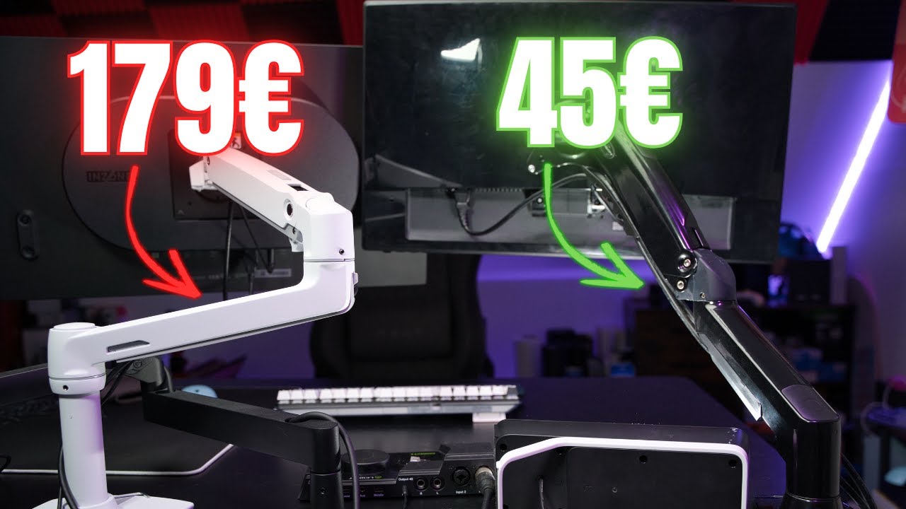 Bras d'écran PREMIUM vs PAS CHER - Pourquoi une telle différence de prix?! - Ergotron LX