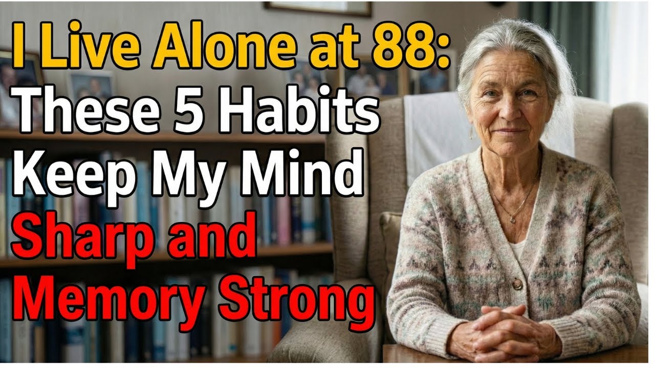 I Live Alone at 88 — These 5 Habits Keep My Mind Sharp and Memory Strong