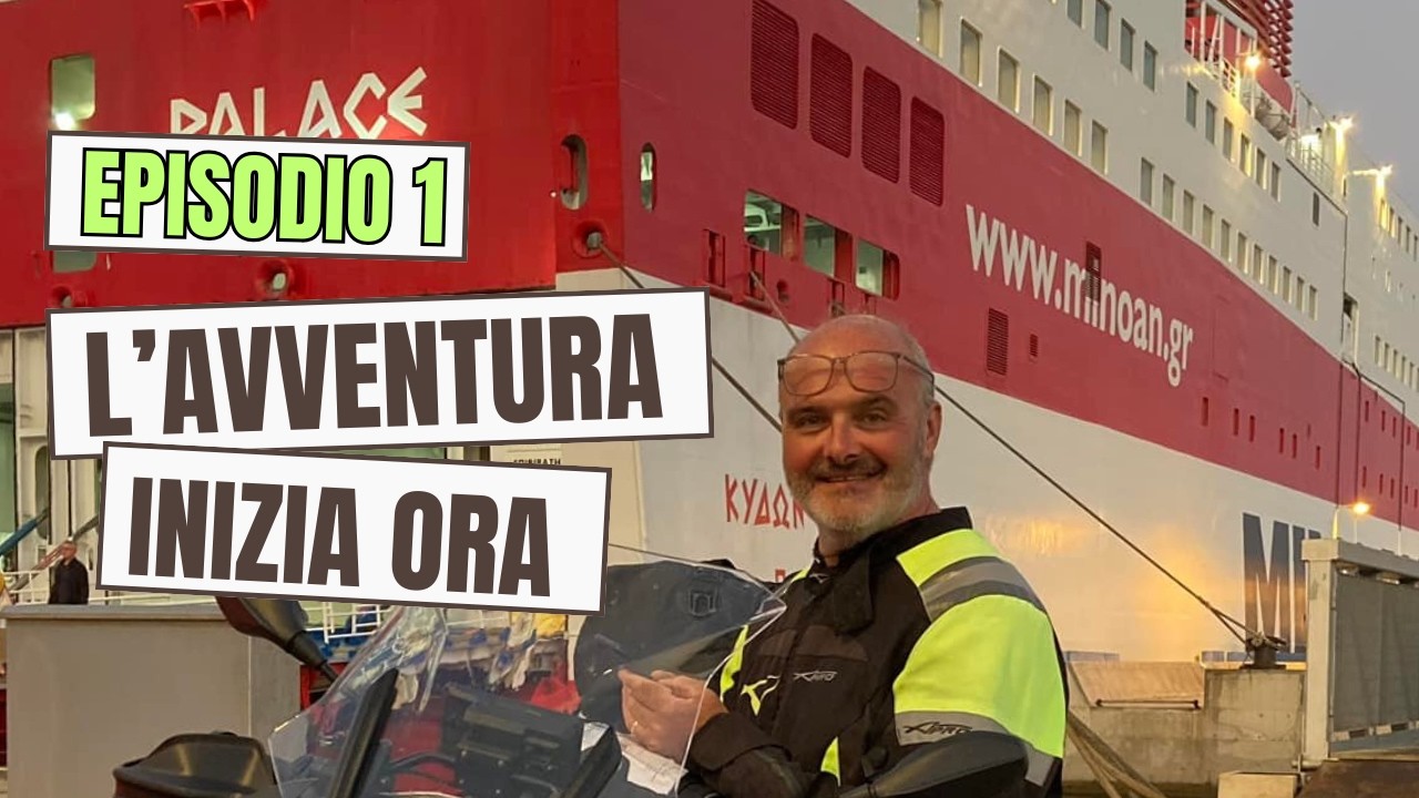 Tour Albania in Moto: Inizia il Viaggio (Italia → Grecia → Albania)   EP.1