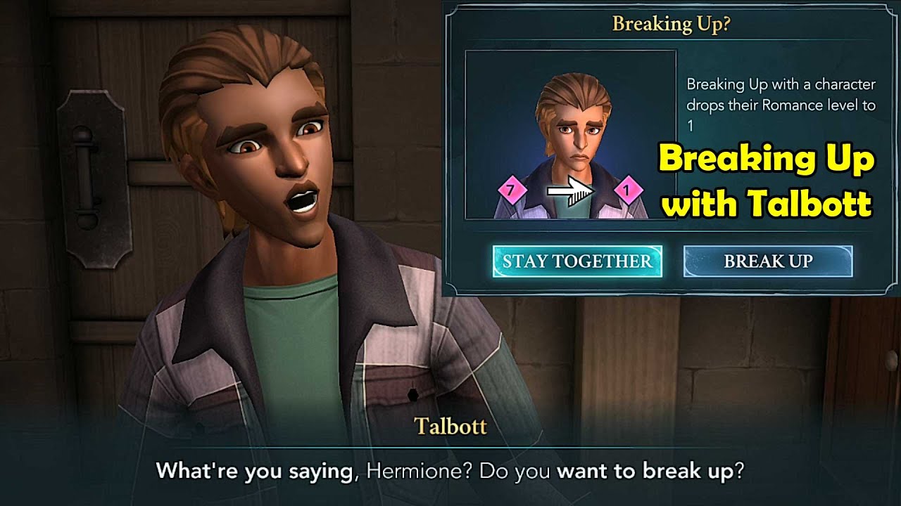 Breaking Up With Talbott Harry Potter Hogwarts Mystery