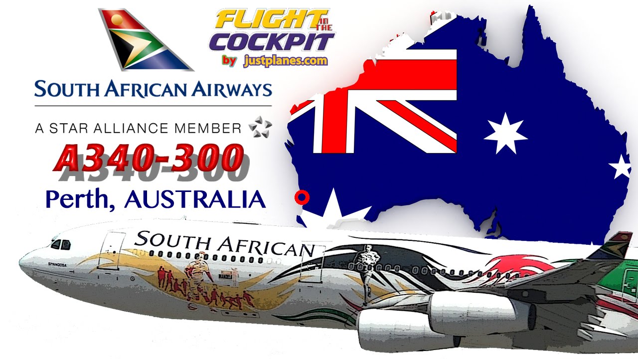 SOUTH AFRICAN A340-300 to Perth