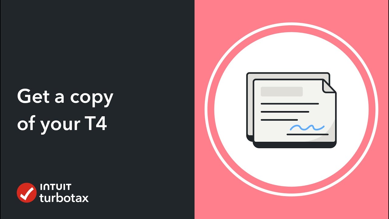 How to get a copy of your T4 slip from the CRA  - TurboTax Support Canada