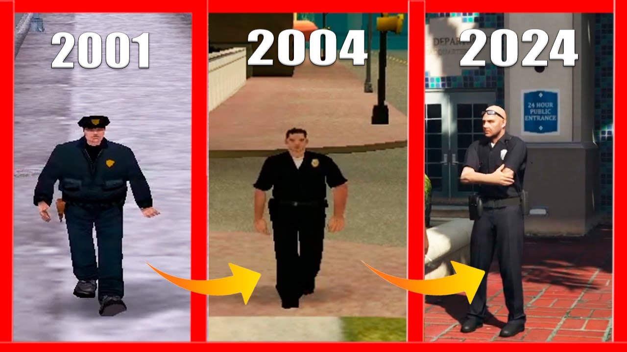 Evolution of Cops Logic in GTA Games! (2001 - 2024)