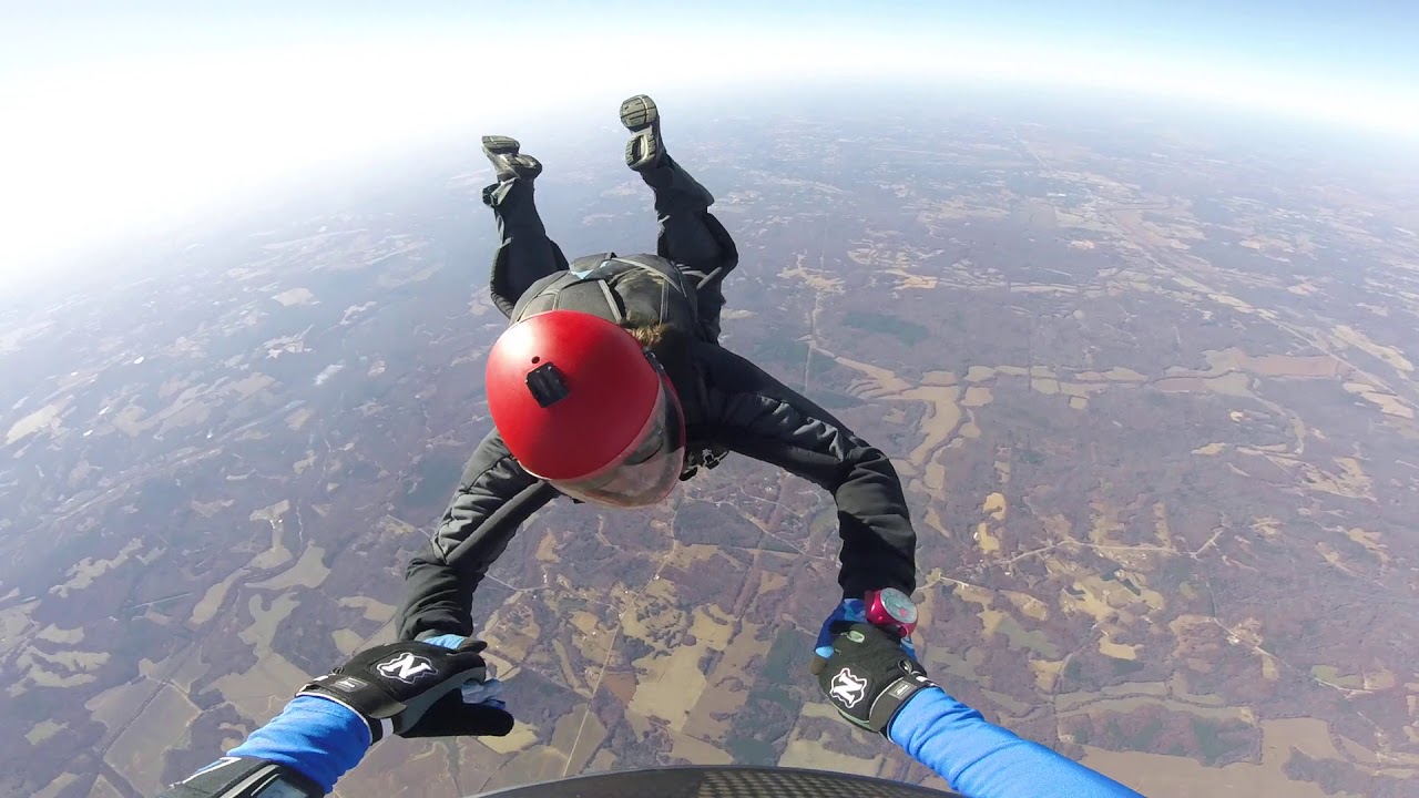 Skydive West Tennessee Sam Coach jump #17 with Steve, Allen, and Seth (11-24-2019)