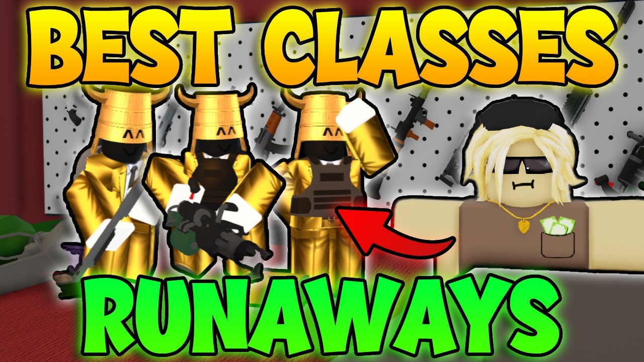 ЛУЧШИЕ КЛАССЫ ДЛЯ ИСПОЛЬЗОВАНИЯ В RUNAWAYS В Roblox! - КЛАССЫ И ЛУЧШИЕ ТРАНСПОРТНЫЕ СРЕДСТВА