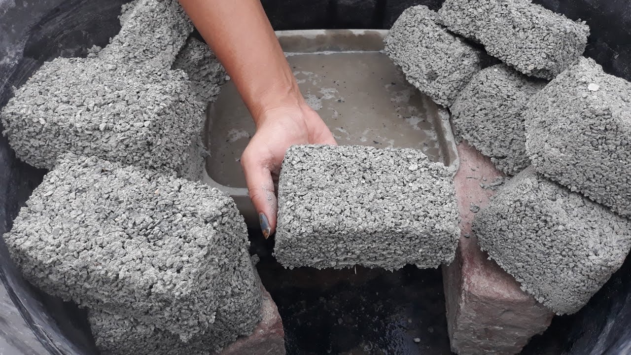 ASMR: Dipping Pure Grittiest Concrete Bars || Oddly Satisfying Sleep Aid Video