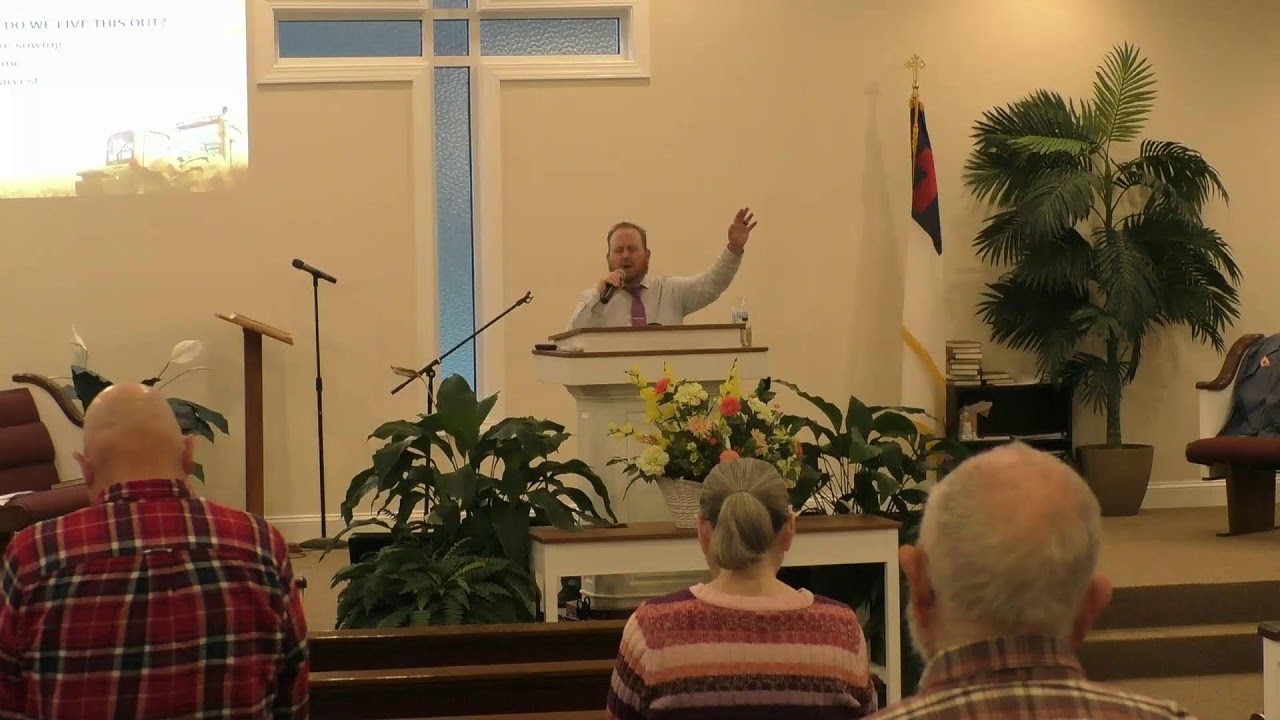 SUNDAY 6 PM SERVICE - SEEDTIME AND HARVEST
