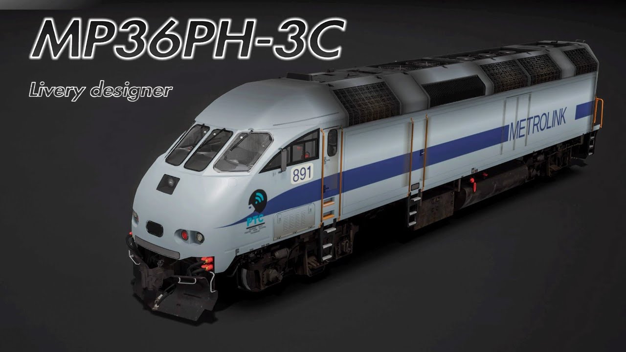 MP36PH-3C (TSW2/ PS4) METROLINK on livery designer - Time Elapse