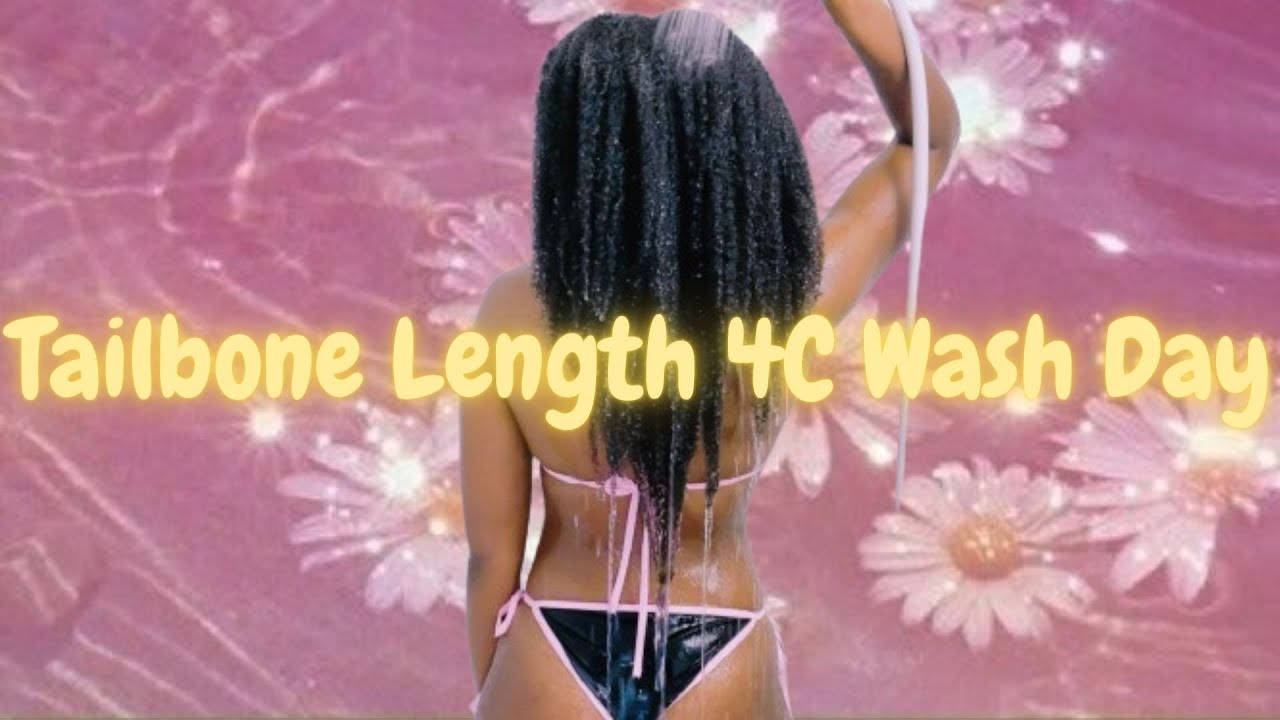 Wash Day Routine that Grew my Natural Hair to Hip Length / Loose Tailbone Length Combination 4c Hair