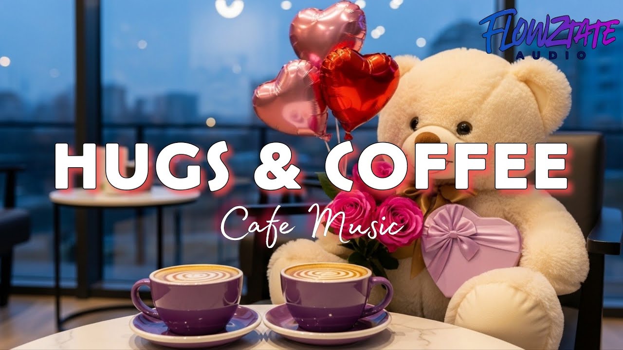 Hugs & Coffee ☕ Cozy Valentine Cafe Music with Vocals for Sweet Moments | Flowztate Audio