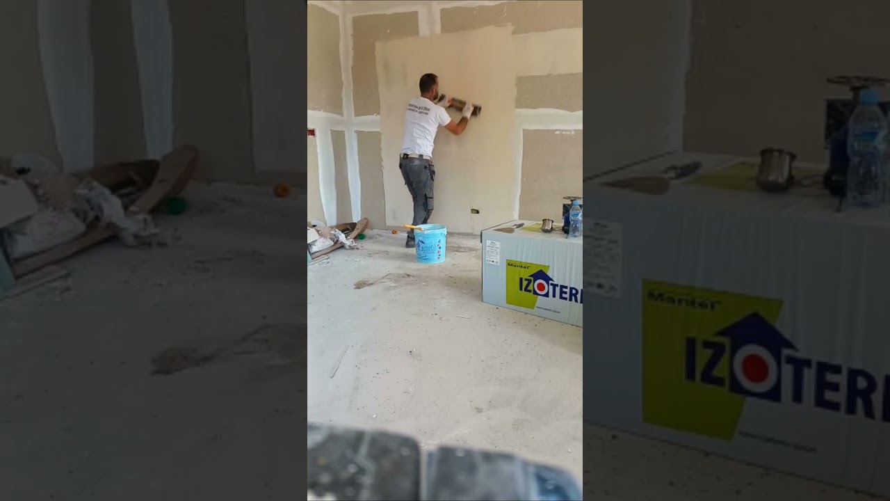 Patinimi i sipërfaqjeve të gipsit në mënyrën tonë më të mirë(dora e parë).#drywallfinisher#paintwork