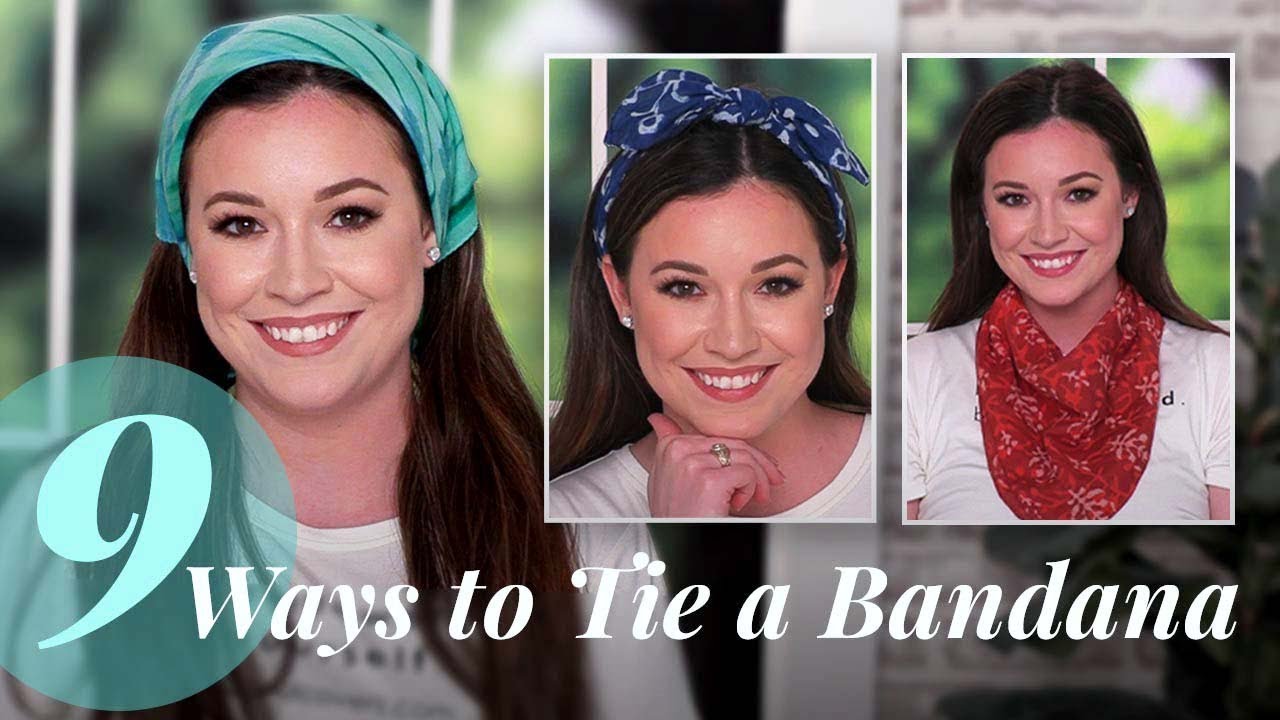 9 Easy Ways to Wear a Bandana