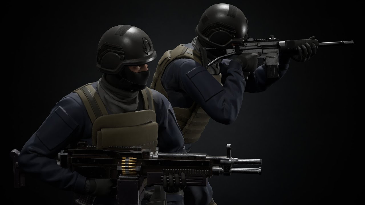 Unreal Engine Soldier | Game-Ready Character | Lyra Implementation Example