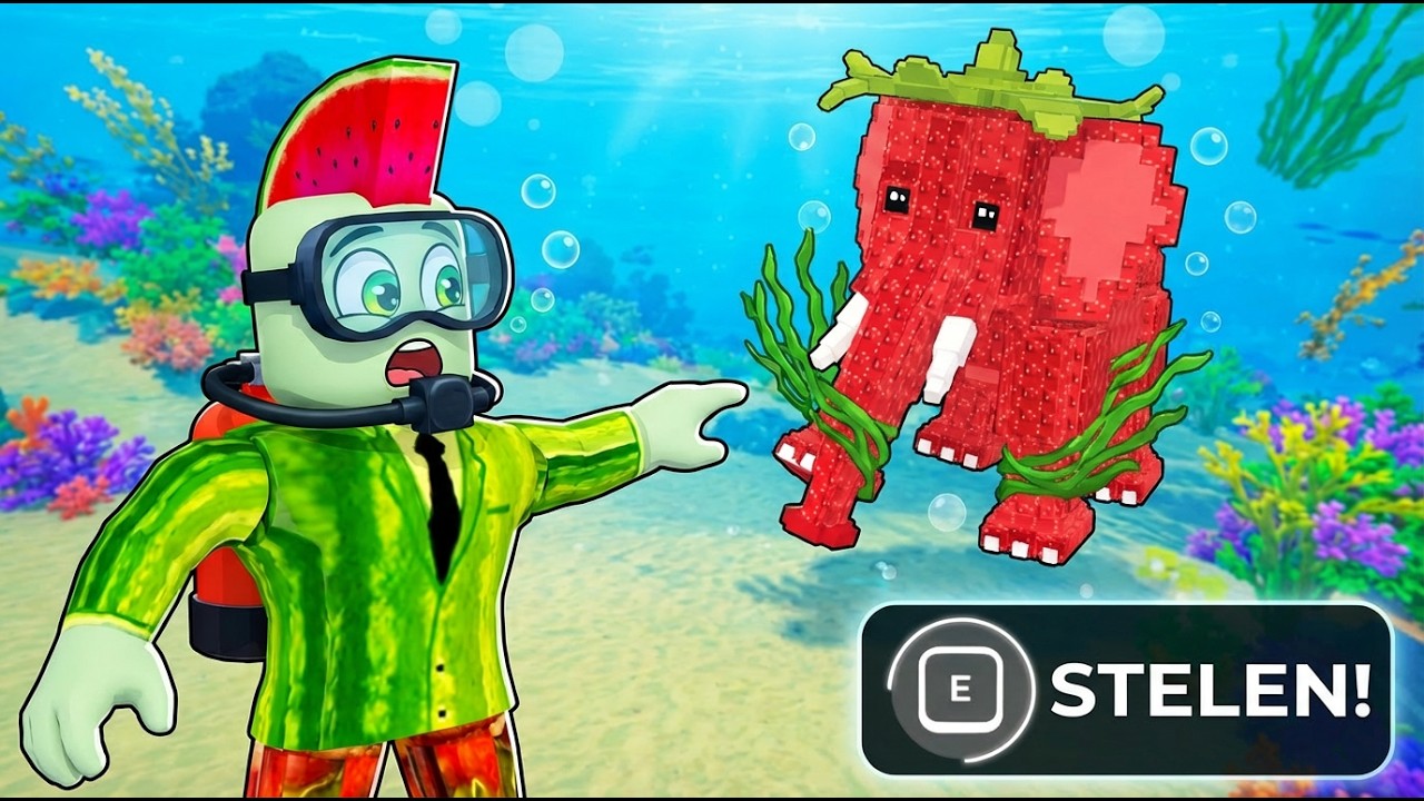 Zwem Naar De Brainrot, Hou Hem! In Roblox