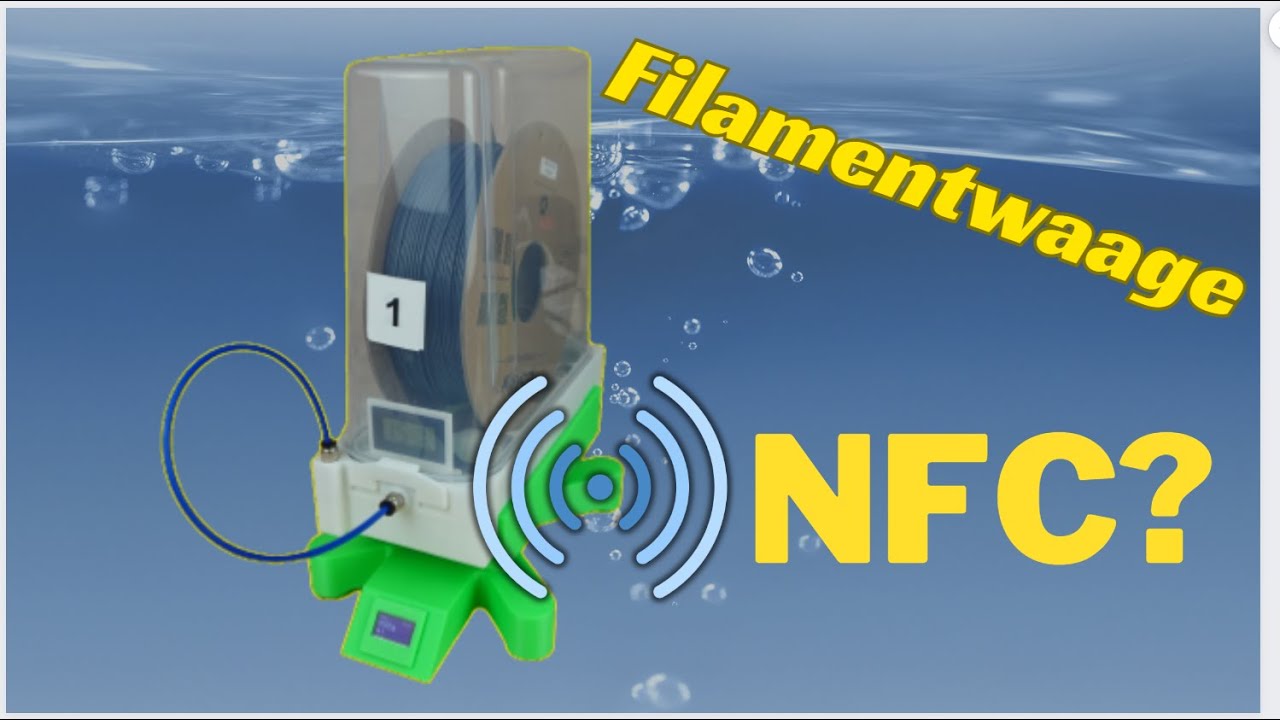 Filamentwaage mit NFC? Aktueller Projektstand.