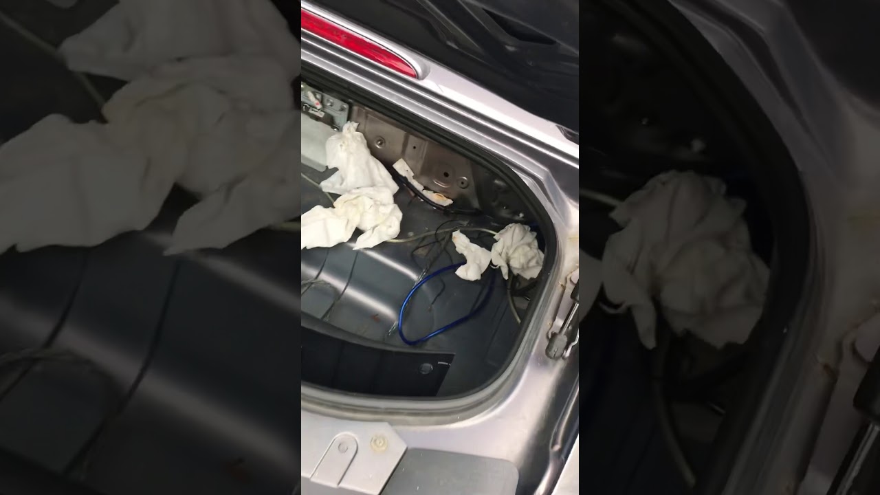 2007 Mazda mx5 trunk leak repair