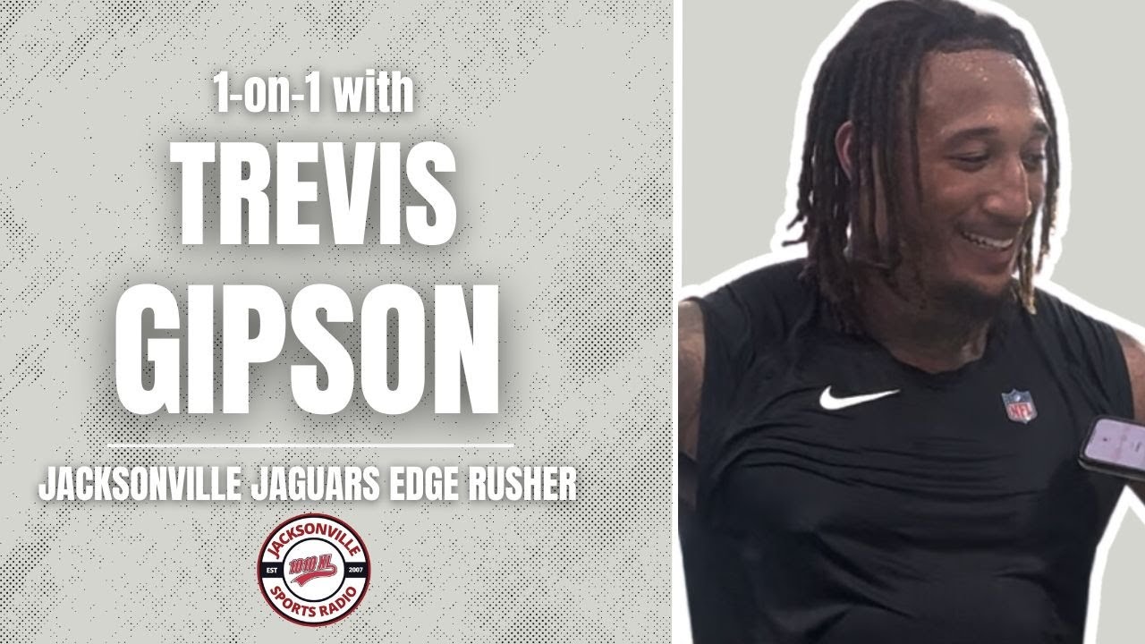 Jacksonville Jaguars Edge Trevis Gipson 1-on-1 | 2024 Training Camp Interview