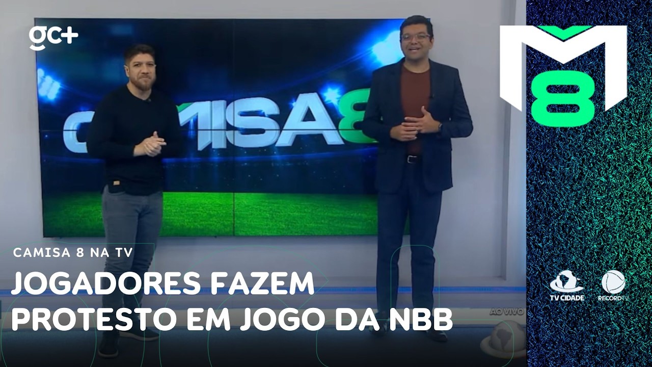 Jogadores do Fortaleza Basquete Cearense fazem protesto em jogo da NBB | Camisa 8 na TV